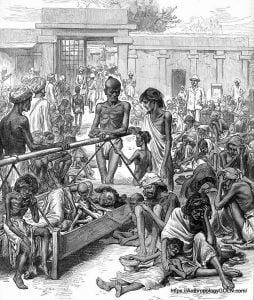 ব্রিটিশ ভারতে দুর্ভিক্ষ [ A famine in British India ]