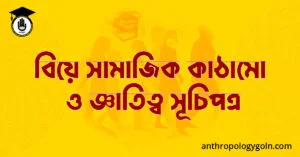 বিয়ে সামাজিক কাঠামো ও জ্ঞাতিত্ব সূচিপত্র